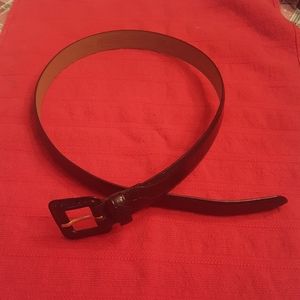 EUC Talbot's Black Leather Belt